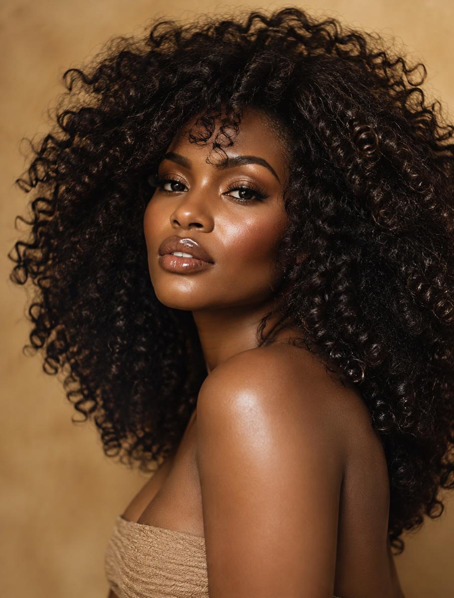 Deep Curl Glueless Wig